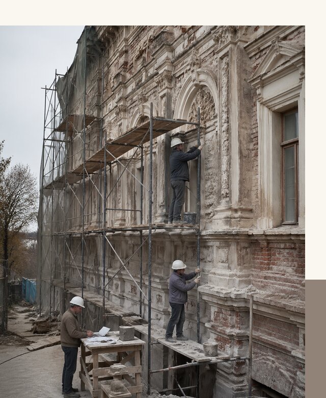 Реставрация объектов культурного наследия под ключ в Славгороде