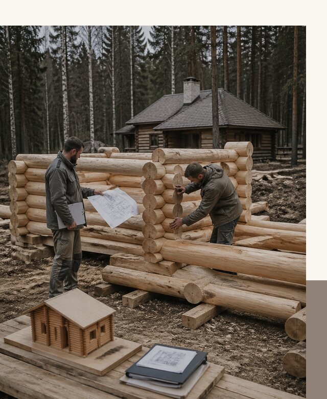 Проектирование и строительство домов из бревна в Славгороде
